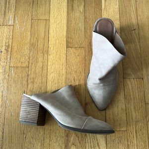 Report Tisha Suede Clog Mules